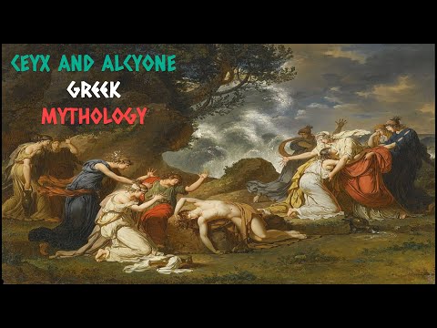 CEYX AND ALCYONE: The Couple Who Incurred the Anger of Zeus in Greek Mythology.