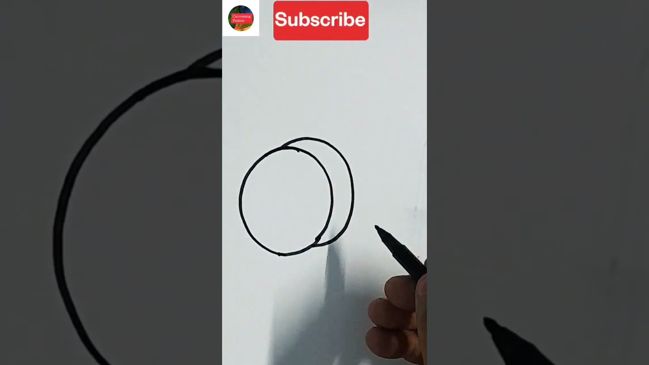 Draw a simple yoyo using these simple steps #shorts #ashortaday Canvassing Passion