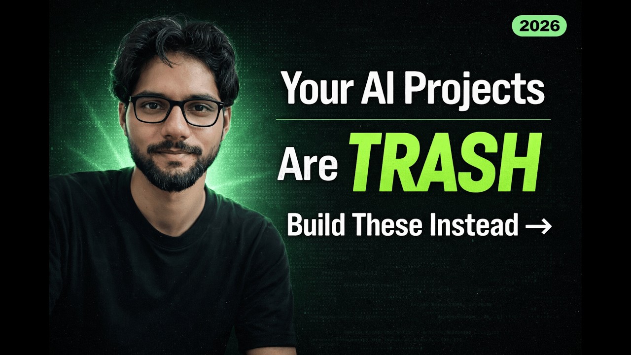 AI Projects That Actually Get You Hired in 2026 (Most Devs Build the Wrong Ones)