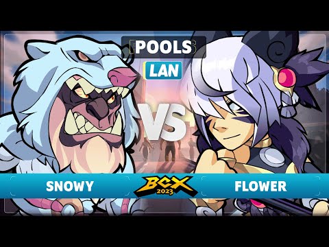 Flower vs Snowy - Pools - Brawlhalla World Championship 2023 - LAN 1v1