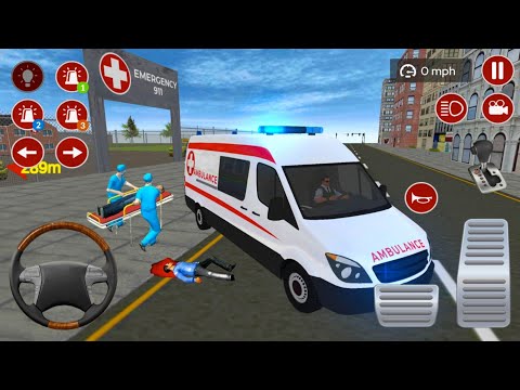 American Emergency Ambulance Van Driving Simulator - Android Gameplay