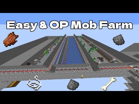 INSANE Minecraft Mob Farm! Efficient & Easy!