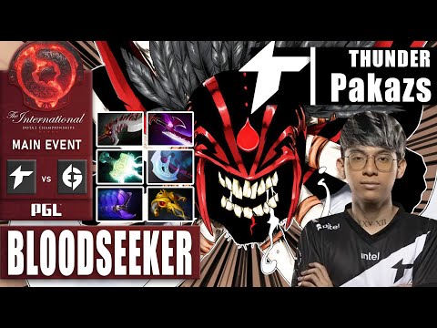 THUNDER vs EG | PAKAZS BLOODSEEKER IS ON FIRE CHOKED RTZ | MAIN EVENT DAY 1 - THE INTERNATIONAL 2022