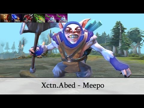 Xctn.Abed - Meepo | Dota 2 pro gameplay