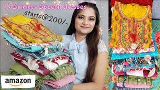 🌻 Summer special Dresses 🌻 Amazon 10 Affordable kaaftan collection🌻 starts@200rs. only🌻kurties/dress