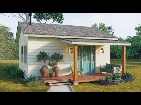 Small House Design 23'x23' (7x7m) | Cozy Charming & So Sweet