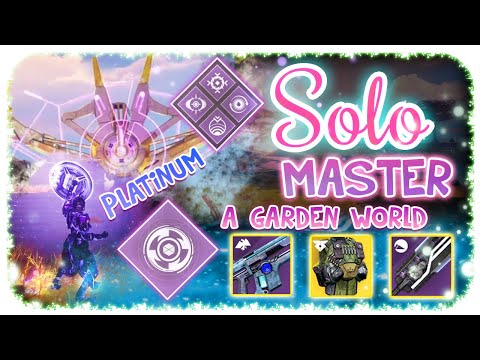 Solo 1080 Ordeal Master Nightfall Titan - A Garden World - Destiny 2 ( No Anarchy ) Commentary
