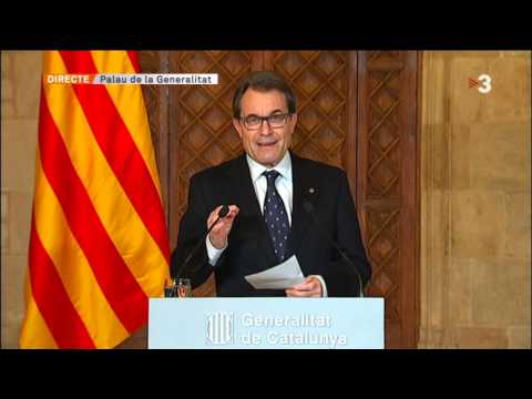 Discurs del President de la Generalitat Artur Mas després del debat al Congrés (8-4-2014)