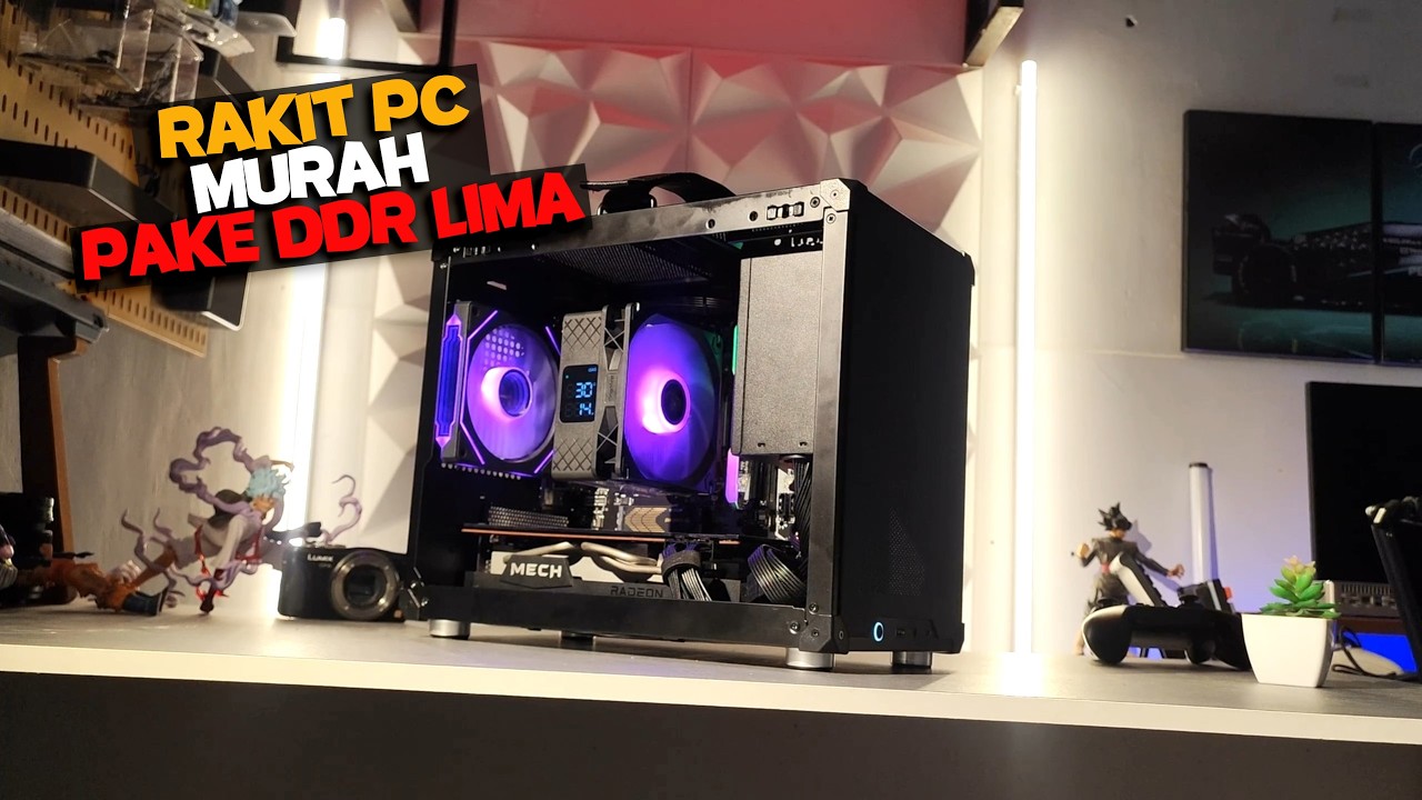 RAKIT PC PAKE DDR5  15JT TAPI MURAH? BISA!! - Ft Jonsbo C6 MAX