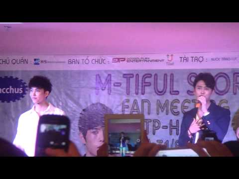 [Fancam] How can I smile (Vietnamese version) - M-Tiful @ Fan meeting