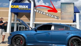 CARMAX TRIED TO RIP ME OFF ON MY 2021 DODGE CHARGER REDEYE SMH!