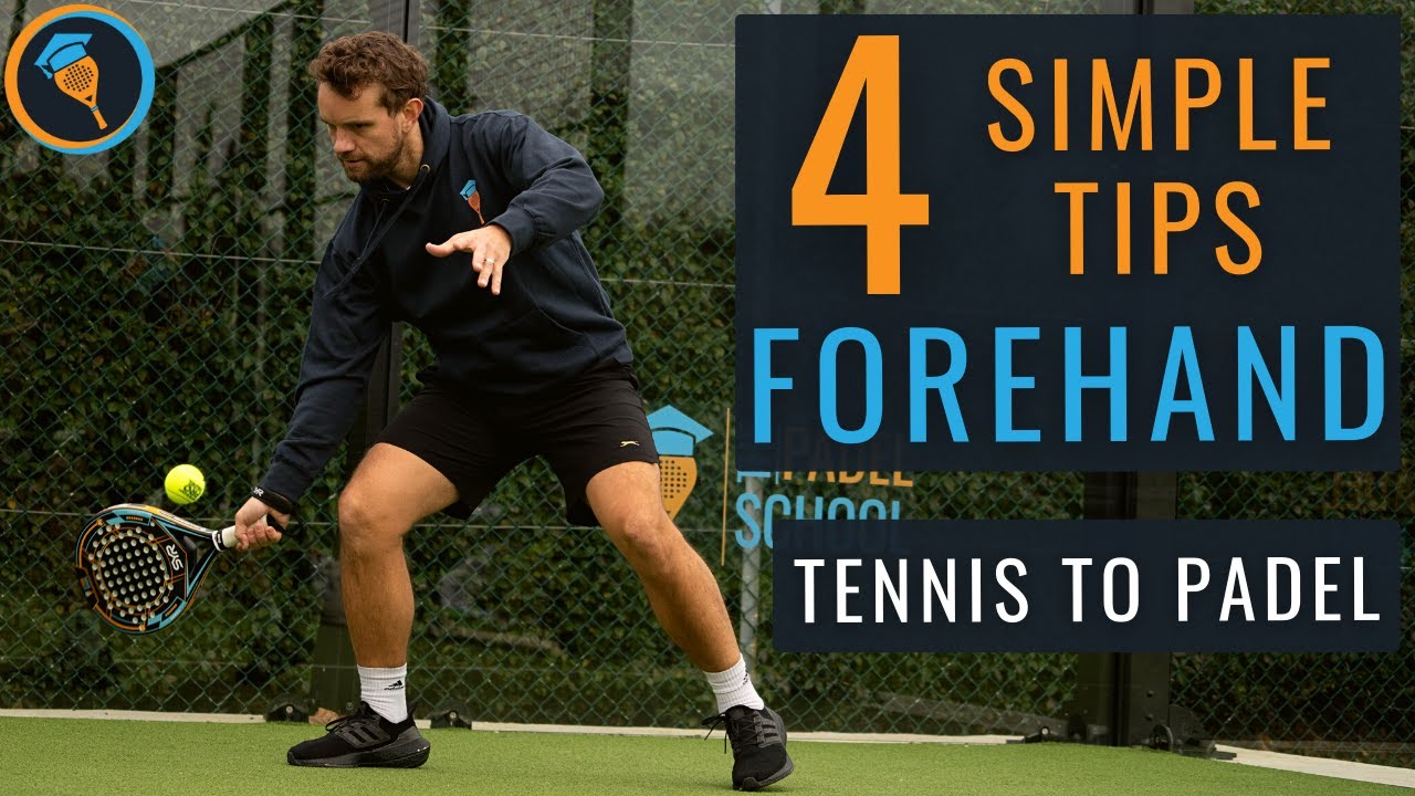 Forehand technique: adapting from tennis to padel