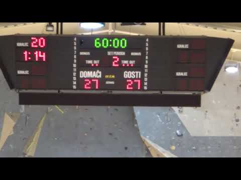 Zadnje pol minute srečanja RD Rudar - RK Radeče