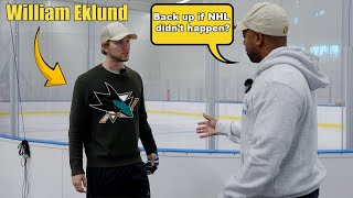 23 Questions With San Jose Sharks Left Wing NHL Player William Eklund - Powered by CCM Hockey