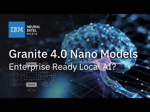 IBM's granite 4.0 Nano Models: Enterprise Ready Local AI?