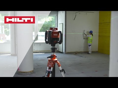 INTRODUCING the Hilti PR 3-HVSG rotating laser level - Unmatched visibility. Unmatched robustness.
