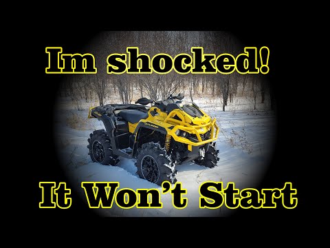 First ride and the 2021 Can-Am Outlander 850 XMR won't start!