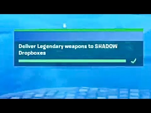 Deliver Legendary Weapons To SHADOW or GHOST Dropboxes(FULL MAP Included)Fortnite - Midas Mission