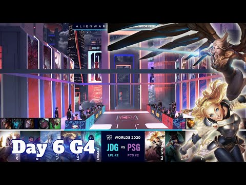 JDG vs PSG | Day 6 Group B S10 LoL Worlds 2020 | JD Gaming vs PSG Talon - Groups full game