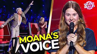 Disney's Moana Walked On The Voice…And Adam Lambert Threw His SHOE! | The Voice