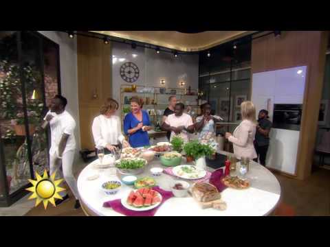 UUPS! Här faller programledaren mitt i limbon med Panetoz - Nyhetsmorgon (TV4)