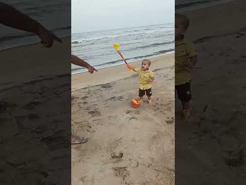 Vrishank First Sea Beach Vlog | Playing on Sea Beach | uniquevrishank | #uniquevrishank