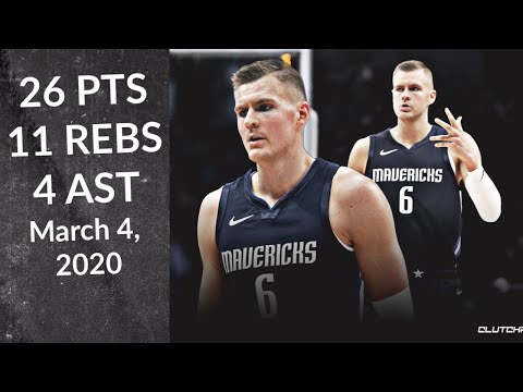Kristaps Porzingis 26 PTS 11 REBS 4 AST | Mavs vs Grizzlies | Full Highlights 3/6/2020