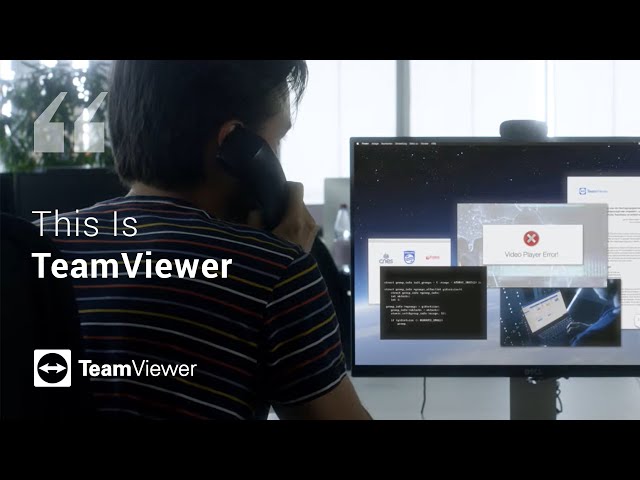 הגיית וידאו של TeamViewer בשנת אנגלית