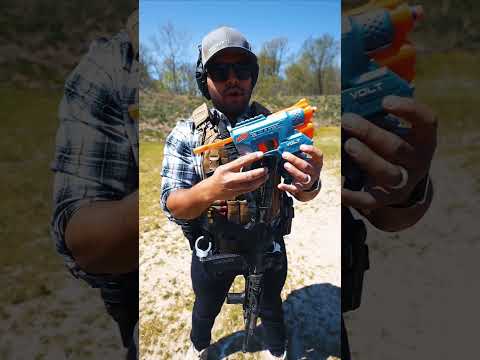 I Brought A Nerf Gun To A Gun Range!
