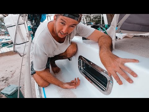NO MORE LEAKS!! Port Light Installation... Ep 228