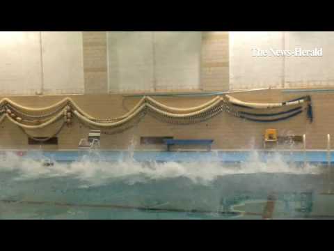 For the second straight year @rhsbeavers take the plunge at Euclids pool after winning the district