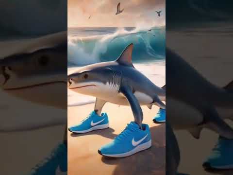 Cá mập đeo giày