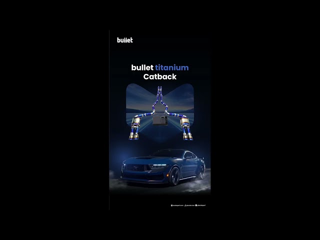 Titanium vacuum valve Catback exhaust - Mustang 5.0L 2022-2015