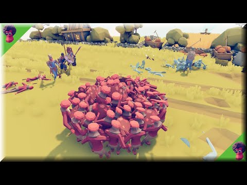 Axe Squad 2-B | 7 Axe units vs Every Unit(Same Price) - TABS Spooky Faction Update🎃