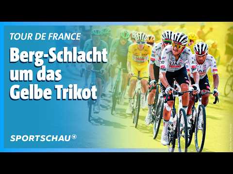 Tour de France, 10. Etappe Highlights: Spektakel pur bei der ersten Bergetappe | Sportschau