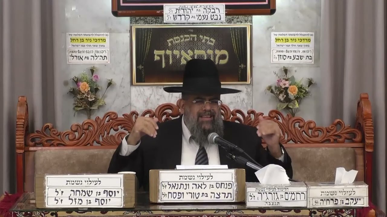 הרב משולם כהן פרשת צו תשפ"ו