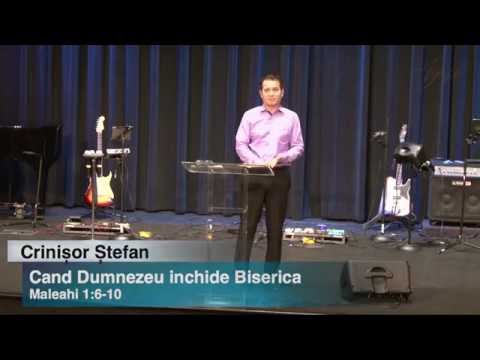 Crinisor Stefan - Cand Dumnezeu Inchide Biserica - Maleahi Partea 1