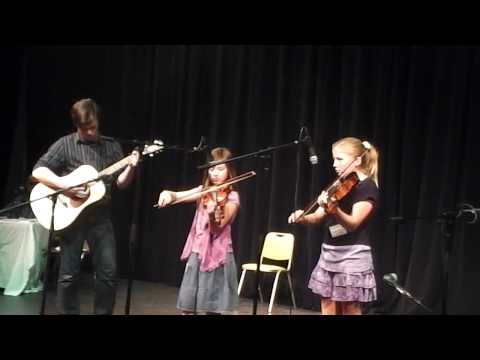 Amanda Culbreath and Molly Bainbridge - 2012 Weaverville Fiddle Contest - Jr Twin Fiddle