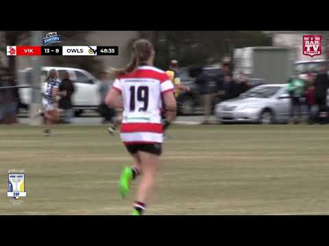 2018 John i Dent Cup -  Womens Grand Final Highlights -  Vikings V Owls