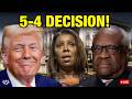 Supreme Court 5-4 Decision! 🔥 Letitia James MELTDOWN! 🔥 Comey SUBPOENA! 🔥 Election Fight WIN!