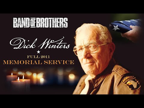 Major Dick Winters Full 2011 Memorial Service - Band of Brothers