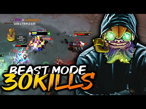 BEAST MODE tinker 30 kills BKB situational Build (Tinker Gameplay)