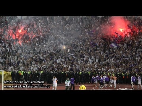 Újpest vs. Diósgyőr Hungarian Cup Final 2014 Celebration