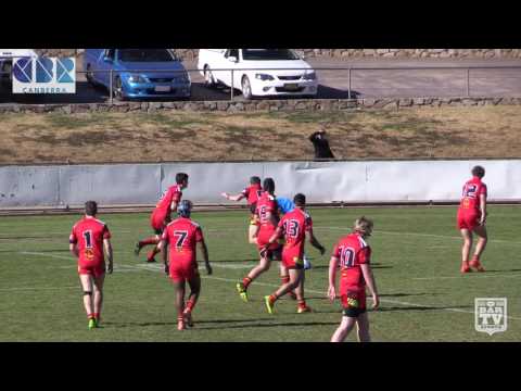 2017 CRRL - 18s R12 Highlights - Queanbeyan Blues Vs. Gungahlin Bulls