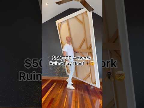 $50,000 artwork ruined by flies, but saved by nature & a new perspective on what #art truly is🪰