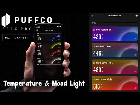 3D Chamber Puffco Peak Pro Temp & Mood Light Profiles! Links In Description