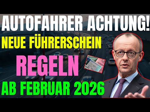📢 Achtung Fahrer: Ab Februar 2026 gelten neue Führerschein-Regeln – für alle über 32 Jahre!