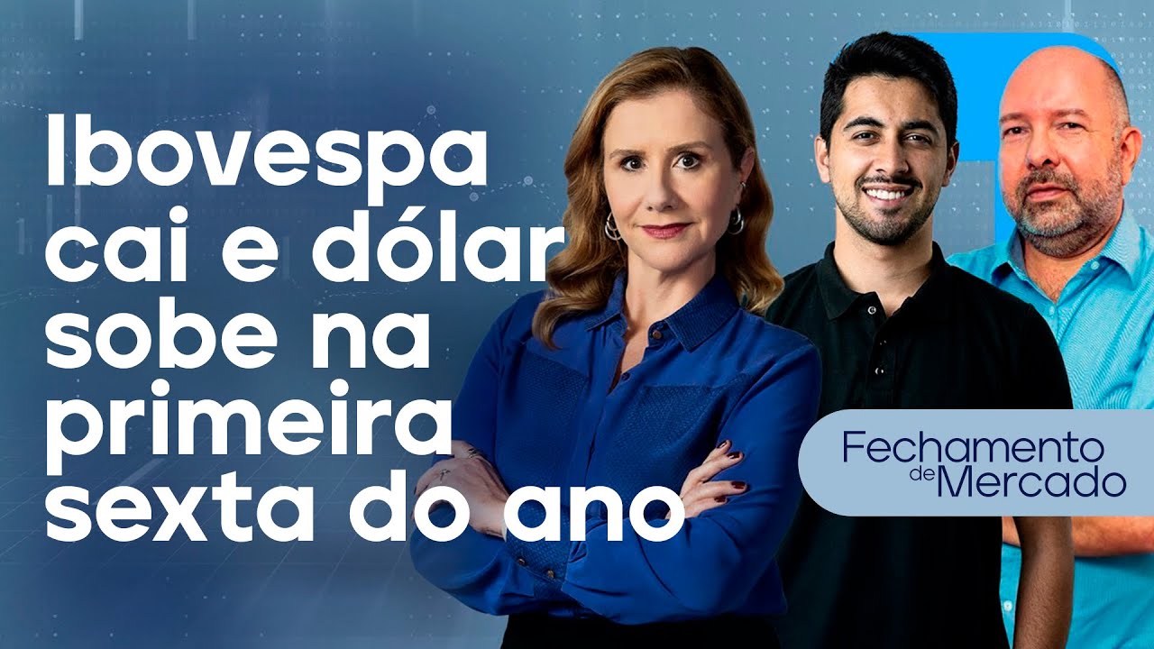 🔴 03/01/25 - IBOVESPA CAI E DÓLAR SOBE NA PRIMEIRA SEXTA DO ANO | Fechamento de Mercado