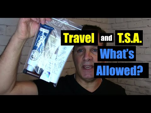 2nd YouTube video about are disposable razors allowed in carry on