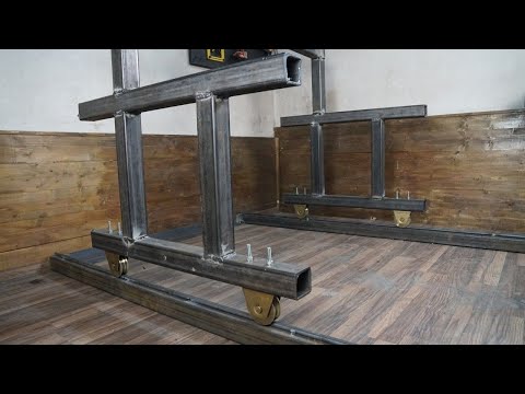 easy way to make a sawmill .  part 1